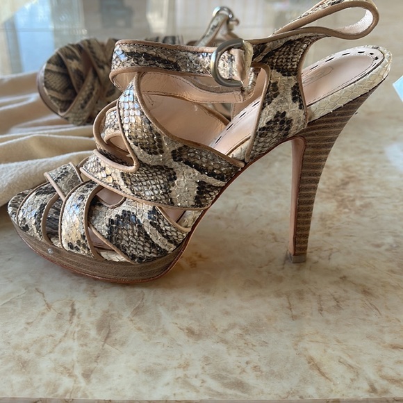 Brand new coach snakeskin sandals - Picture 2 of 5